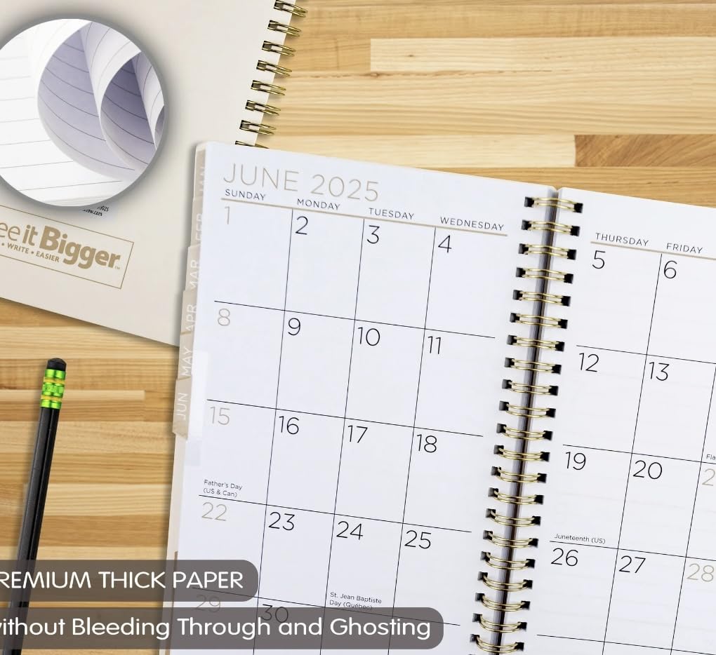 PlanAhead See IT Bigger October 2024 - December 2025 Monthly Weekly Planner - 8.75
