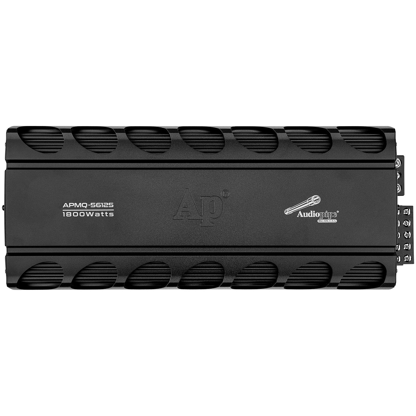 5 Channel Mini Class AB Mosfet Amplifier APMQ 56125 - High Power Audio Amplifier for Car Stereo, Home Theater & DIY Audio Systems