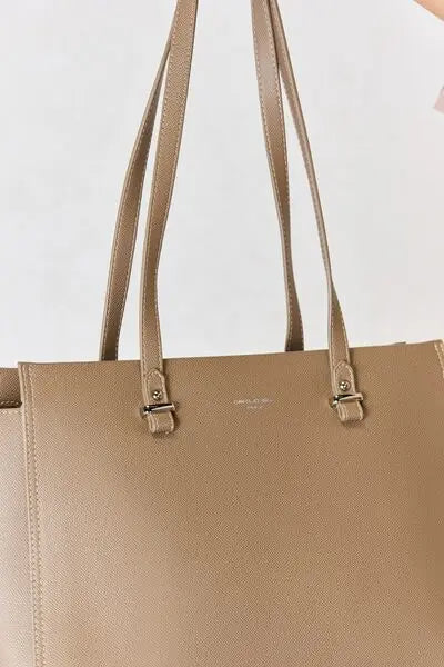 David Jones Medium Work Tote Bag for Women - Professional Laptop Bag with Spacious Compartment | Perfect for Office, Business Travel & Daily Commute