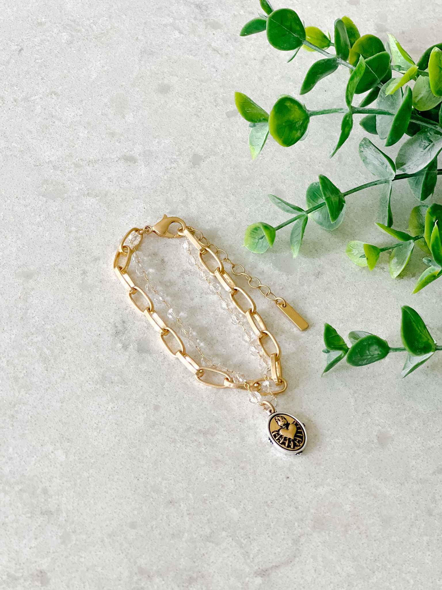 Sacred Heart Bracelet for Women - Religious Jewelry, Inspirational Gift for Faith & Protection - Perfect for Church, Daily Wear & Special Occasions