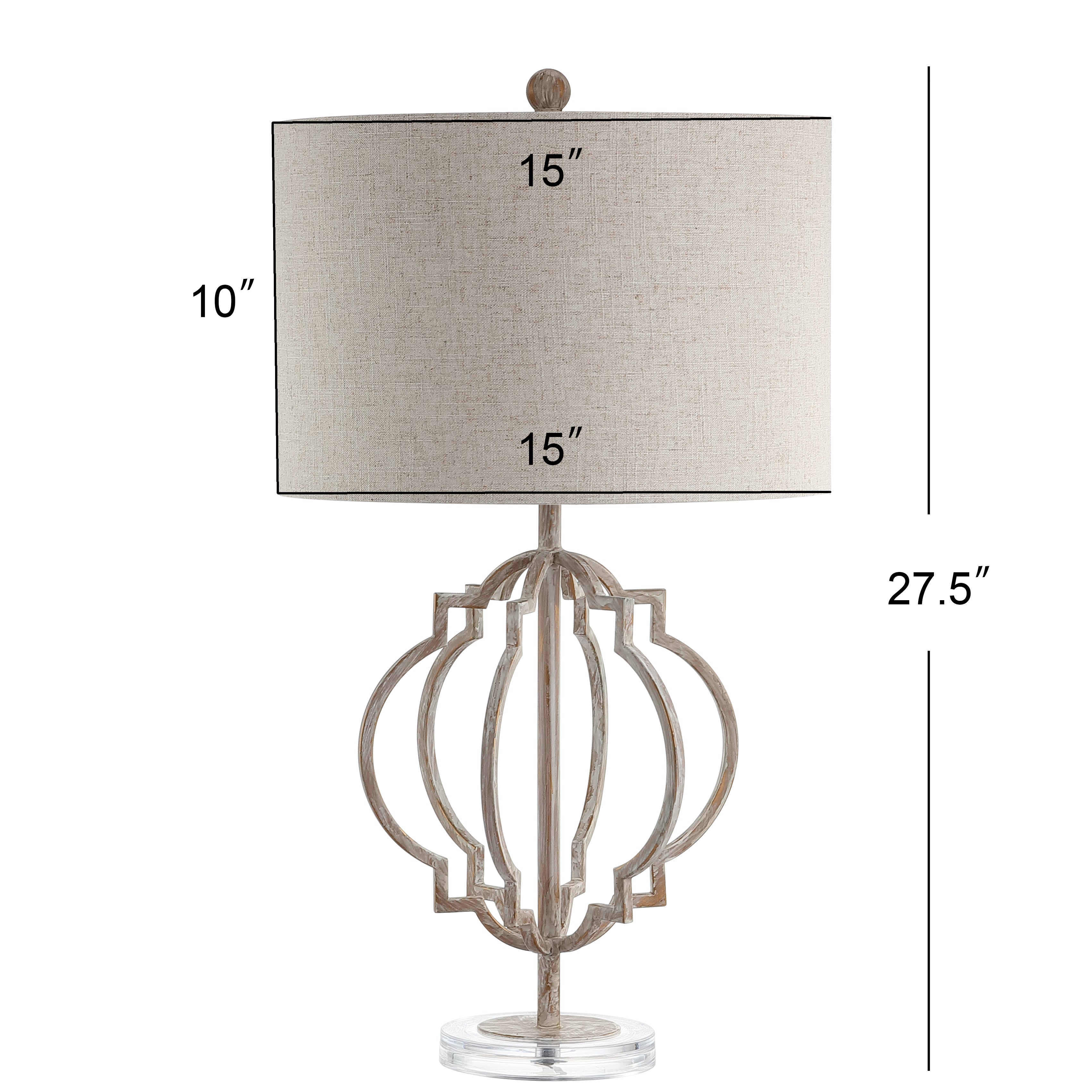 Celia 27.5 Inch Modern Metal LED Table Lamp - Bright Adjustable Desk Light for Bedroom, Living Room, Office & Reading
