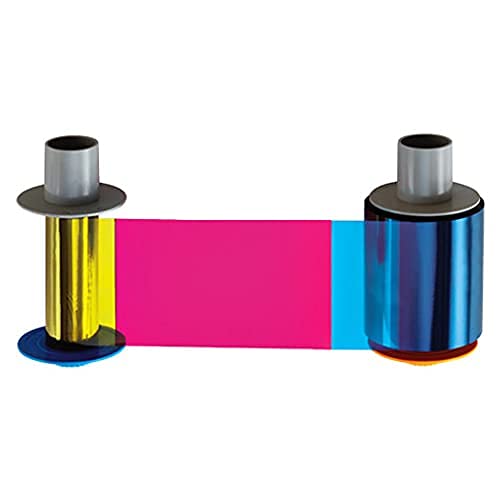 Fargo 84511 YMCK Ribbon & DuraClean DC 89200 Cleaning Kit - Compatible with Fargo HDP5600 Printer | High-Quality Printer Maintenance Supplies for ID Card Printing & Office Use