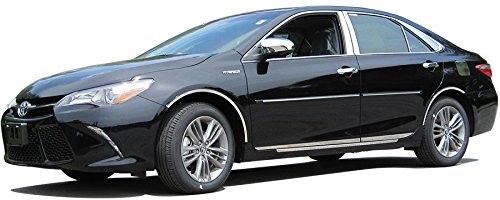 BRIGHTT-QA722389 Stainless Steel Rear Deck Accent Trim - 1 Piece Compatible with 2015-2017 Toyota Camry | Enhances Exterior Style & Protects Rear Deck from Scratches
