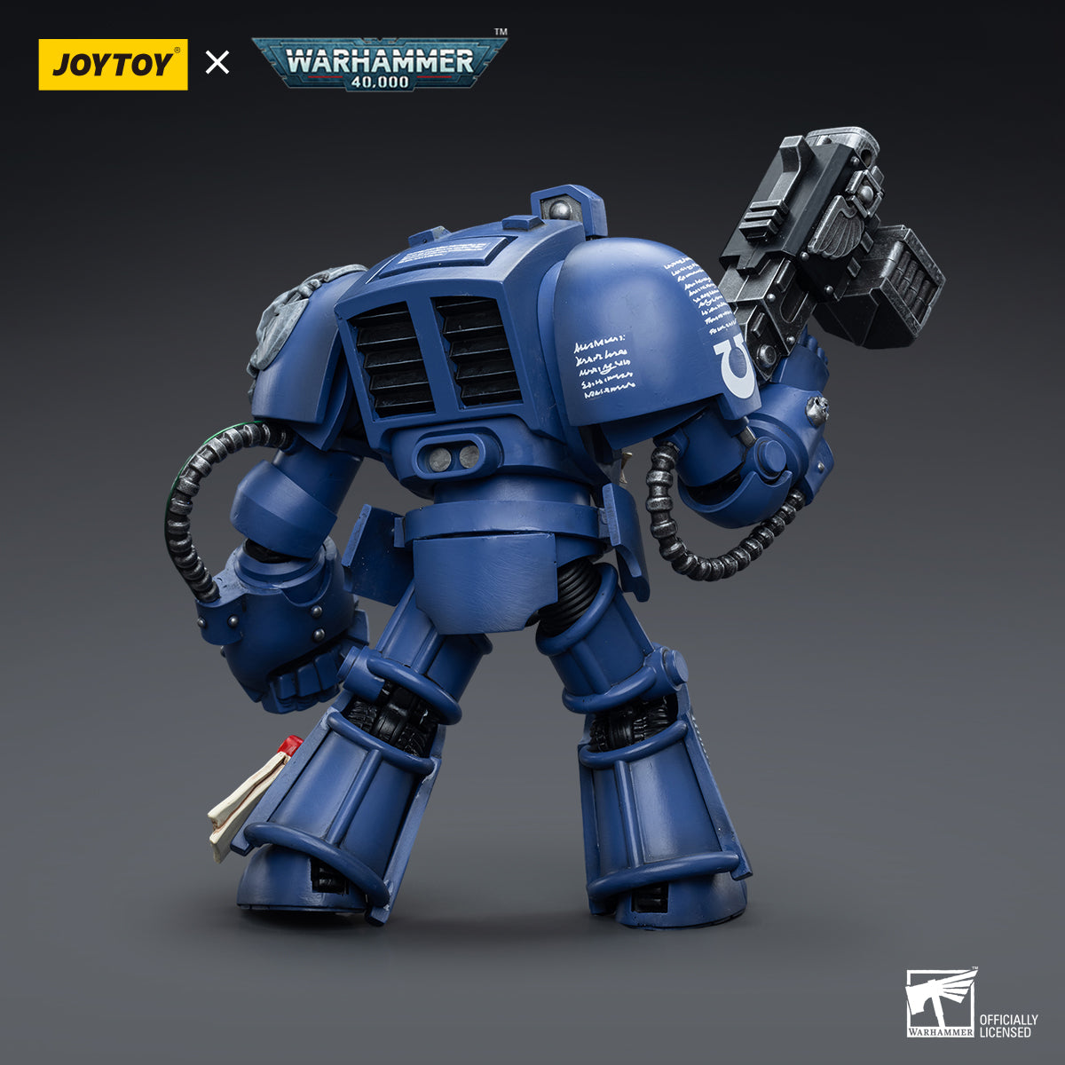 1/18 JOYTOY Warhammer 40K Ultramarines Terminators Action Figure Set (3pcs) - Perfect for Collectors, Tabletop Gaming & Display