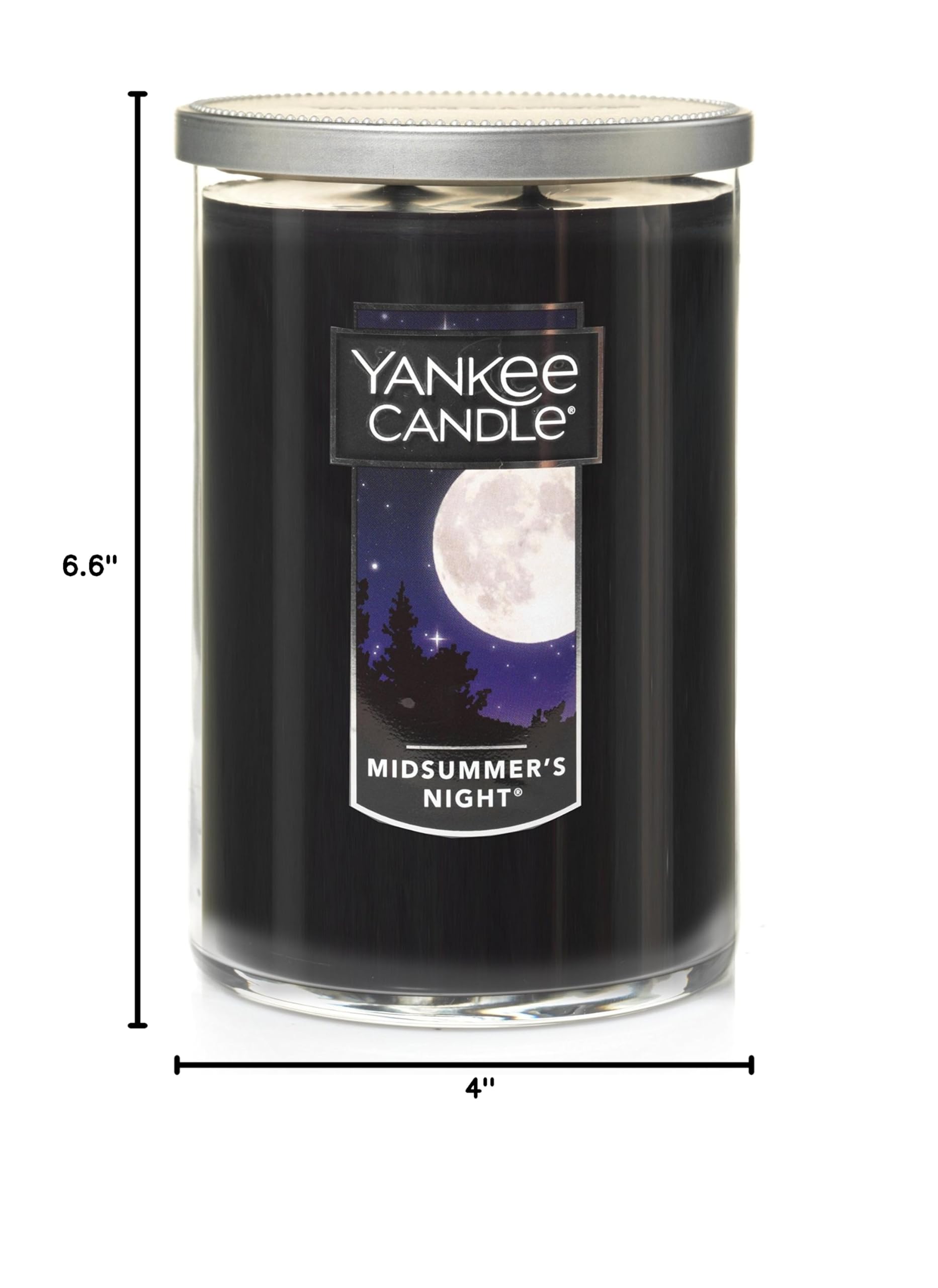 Yankee Candle Large 2-Wick Tumbler Candle - Midsummer's Night Scent & Balsam & Cedar Jar Candle | Home Fragrance for Relaxation, Romantic Ambiance & Holiday Decor