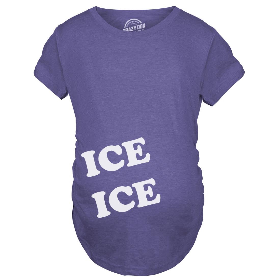 Funny Maternity T-Shirt for Pregnancy Announcement - Cute Baby Bump Ice Ice Tee for Expecting Moms | Perfect for Gender Reveal, Baby Shower & Photo Shoots