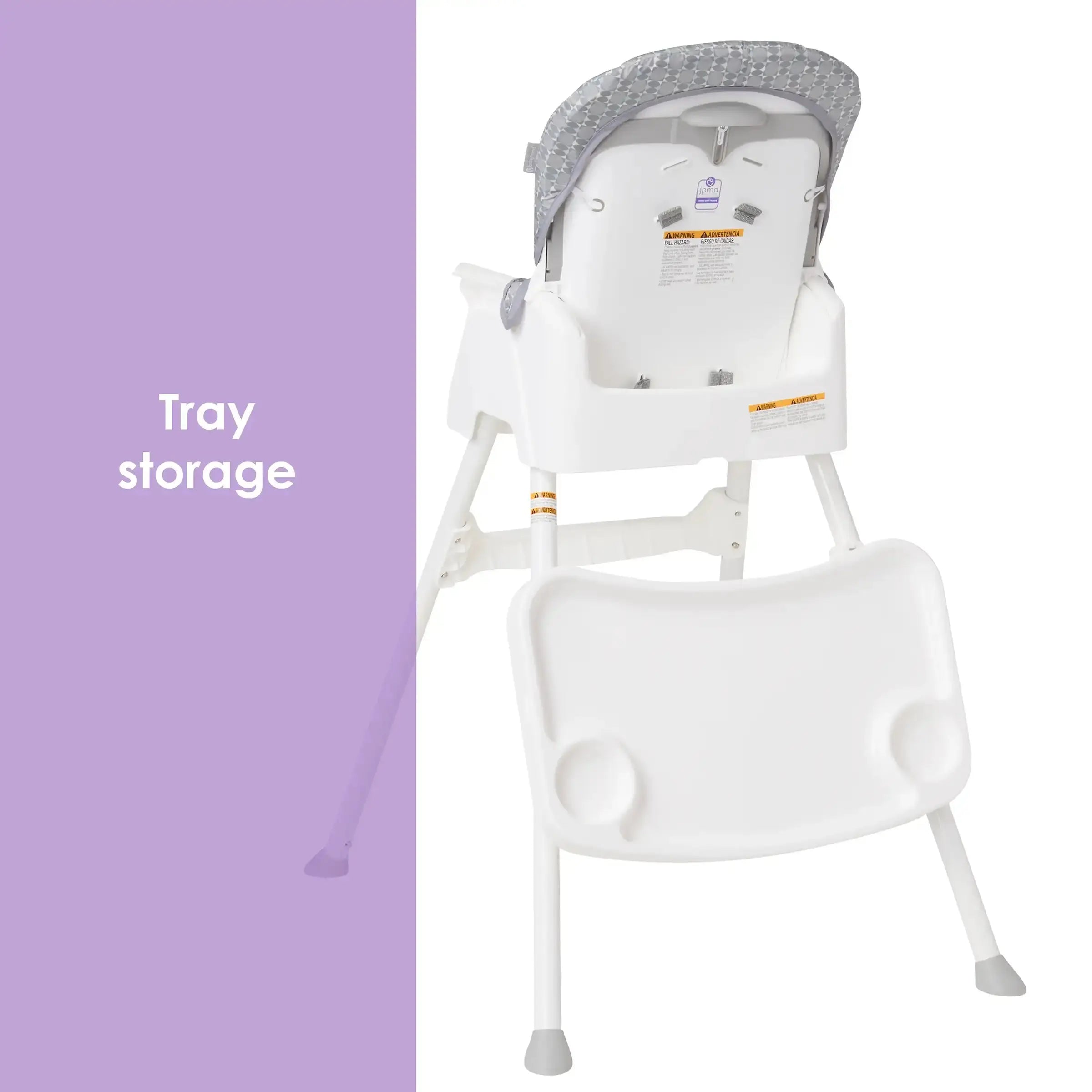 Adapt 4-in-1 Convertible High Chair to Toddler Chair - Retro Grey (Meijer Exclusive) - Perfect for Dining, Playtime & Learning Activities