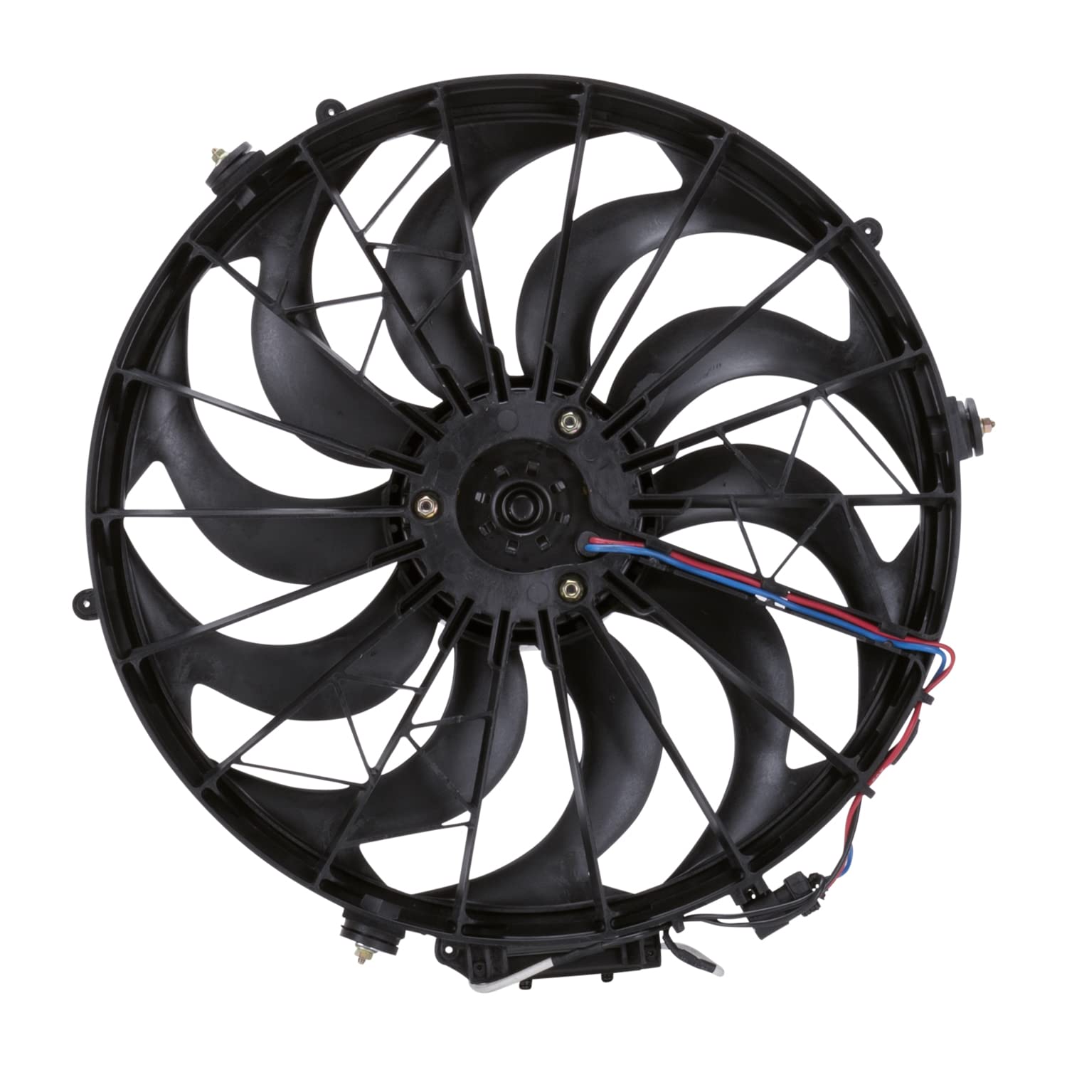 TYC A/C Condenser Fan Assembly 611230 - Replacement Cooling Fan for Car AC System - Perfect for Vehicle Air Conditioning Repair & Maintenance