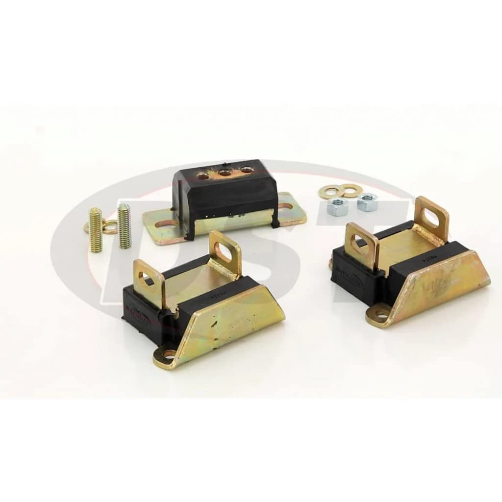 Pro-Thane Motor & Trans Mount Kit for Chevy C20 Pickup 1961-1962 | Black Polyurethane Bushings (7-1901-BL) | Heavy-Duty Performance Upgrade for Classic Truck Restoration & Off-Road Use
