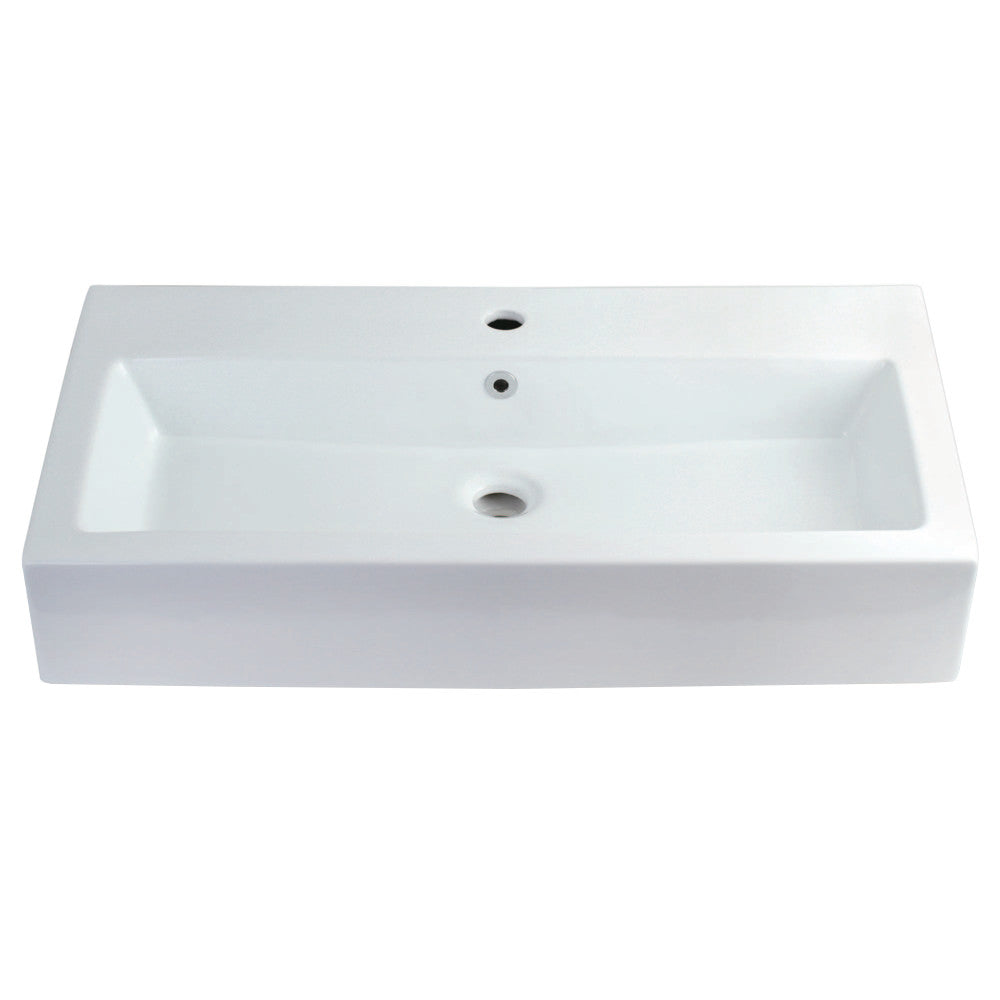 Fauceture Adelaide Vessel Sinks - Modern Above Counter Bathroom Sink for Vanity & Powder Room | Perfect for Contemporary Home Decor & Spa-Like Bathroom Upgrades