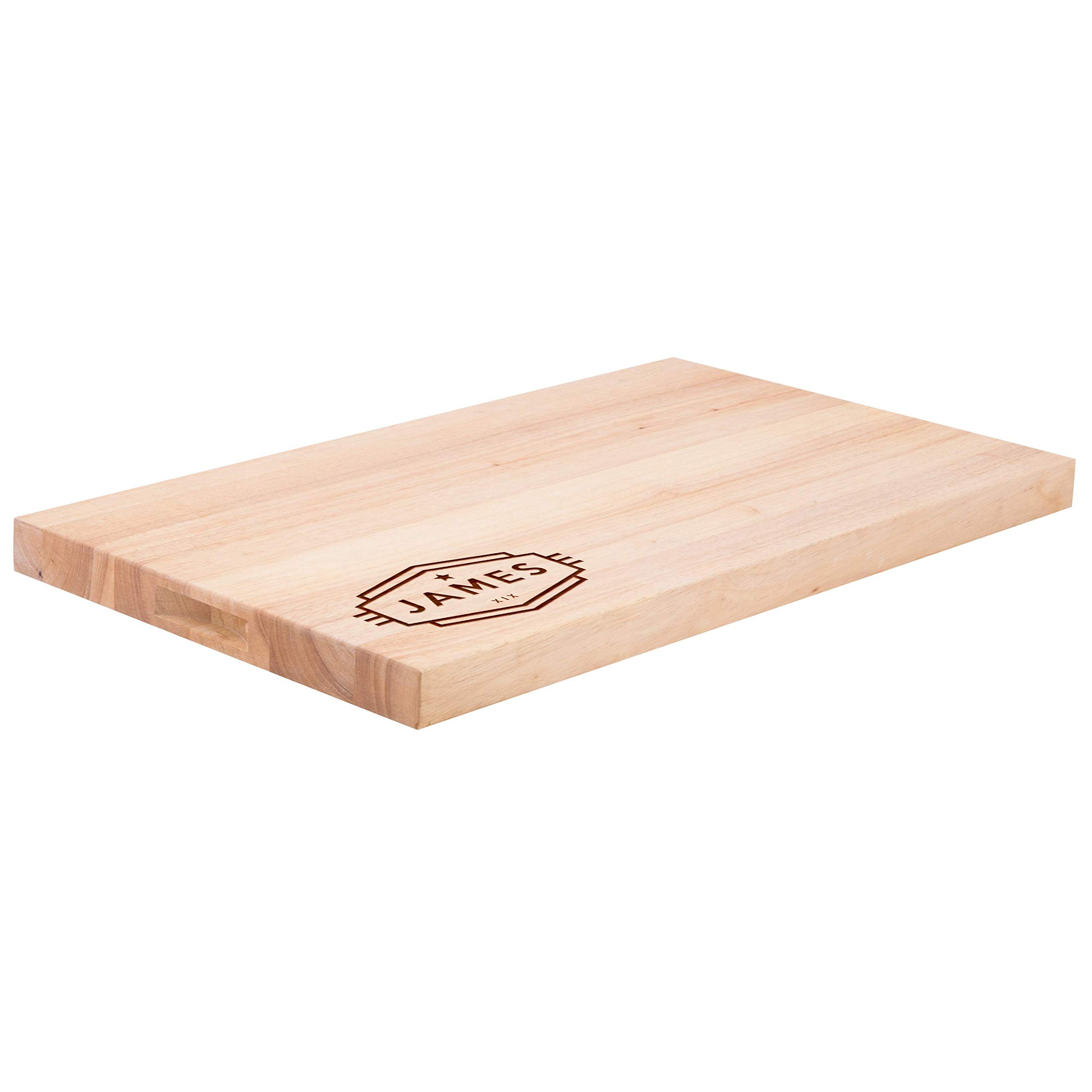 Personalized Cadet Wood Cutting Board - 30