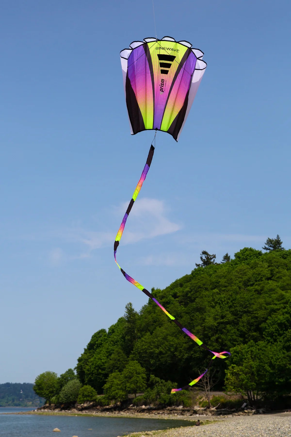 Prism Sinewave Kite - High Performance Stunt Kite with Plasma Design | Perfect for Beach Flying, Park Sports & Outdoor Adventures