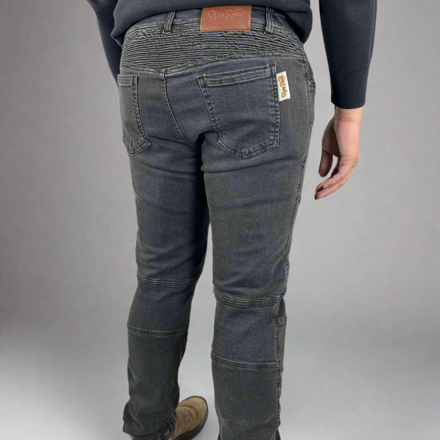 Men's Armored Jeans - Durable Motorcycle Riding Pants with Kevlar Protection - Perfect for Bikers & Outdoor Adventures