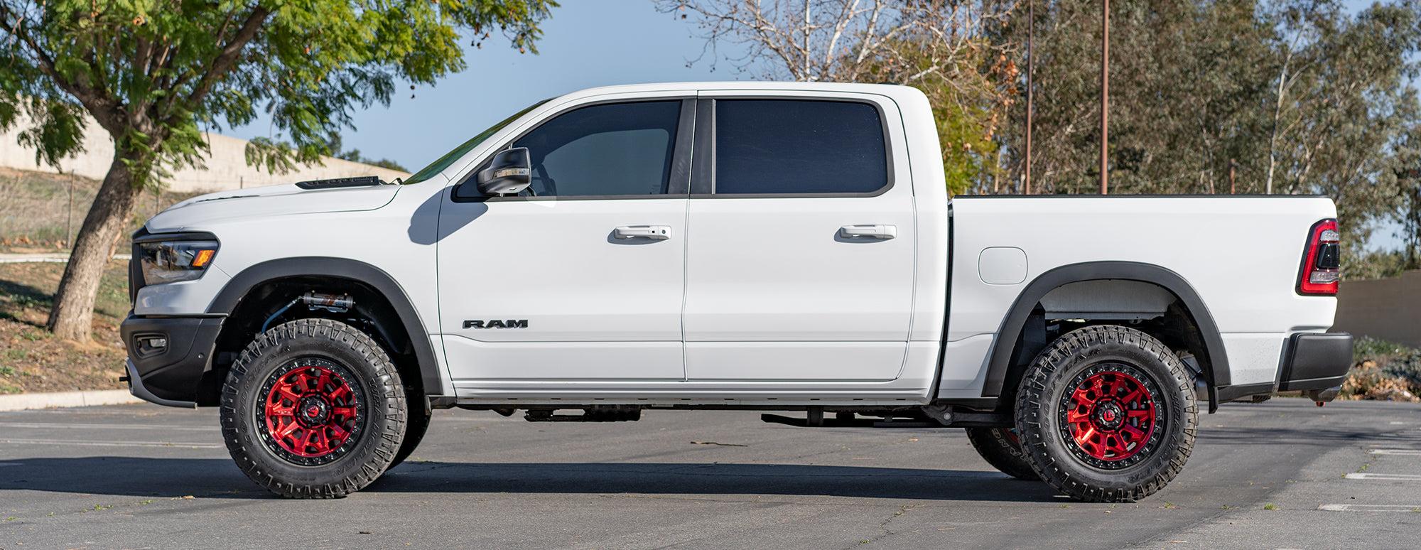 2019-2024 Ram 1500 Rebel Carli 2.0 Commuter Suspension System with Heavy Duty Rear Coil Springs - Off-Road Performance Upgrade for Daily Driving & Adventure