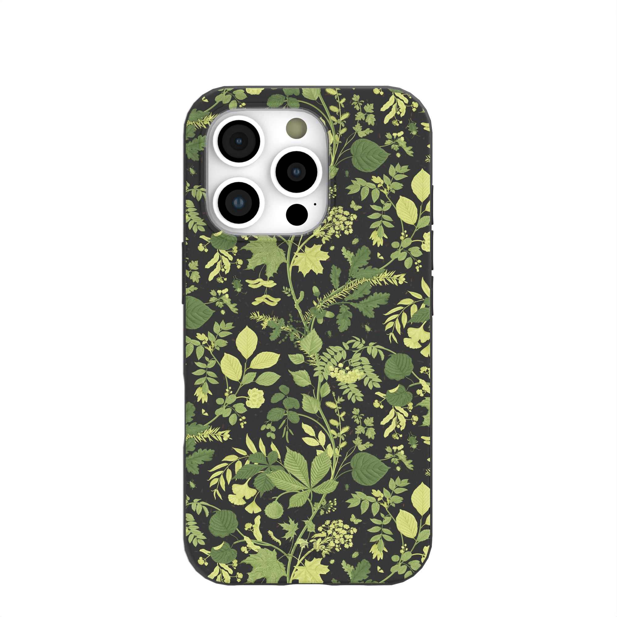 Premium Black Evergreen iPhone 16 Pro Case - Slim Protective Cover with Shock Absorption | Perfect for Daily Use, Travel & Outdoor Activities
