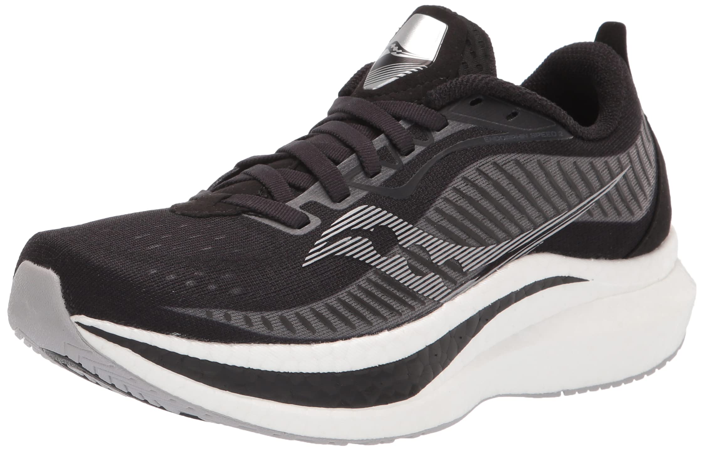 Saucony Women's Endorphin Speed 2 Running Shoes - Lightweight Cushioned Road Racing Sneakers for Marathon Training & Long Distance Running