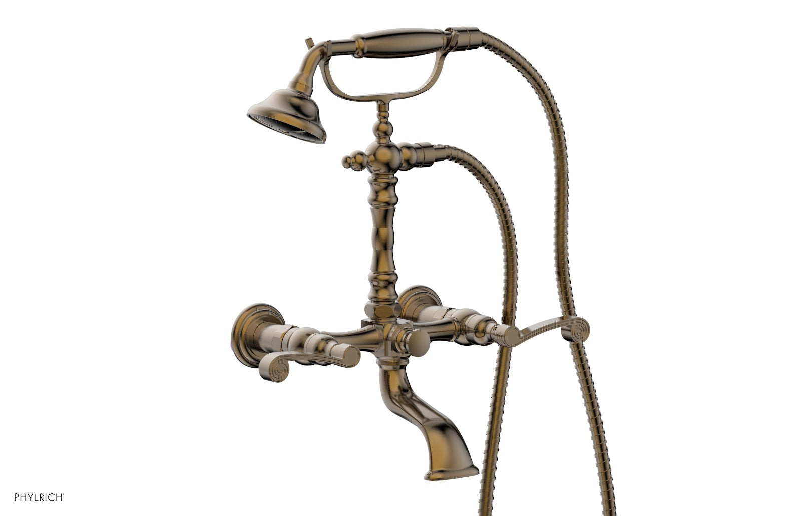 3RING Exposed Tub & Hand Shower Combo K2393-02 - Chrome Finish Bathroom Faucet for Bathtub and Shower, Perfect for Modern Home Renovation and Spa-Like Experience