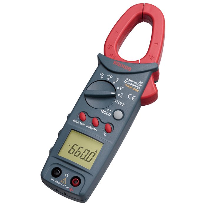 DCM660R True RMS Clamp Meter with DMM Functions - Digital Multimeter for Electrical, HVAC, and Industrial Use - Measure Voltage, Current, Resistance for Home, Workshop, and Field Service Applications