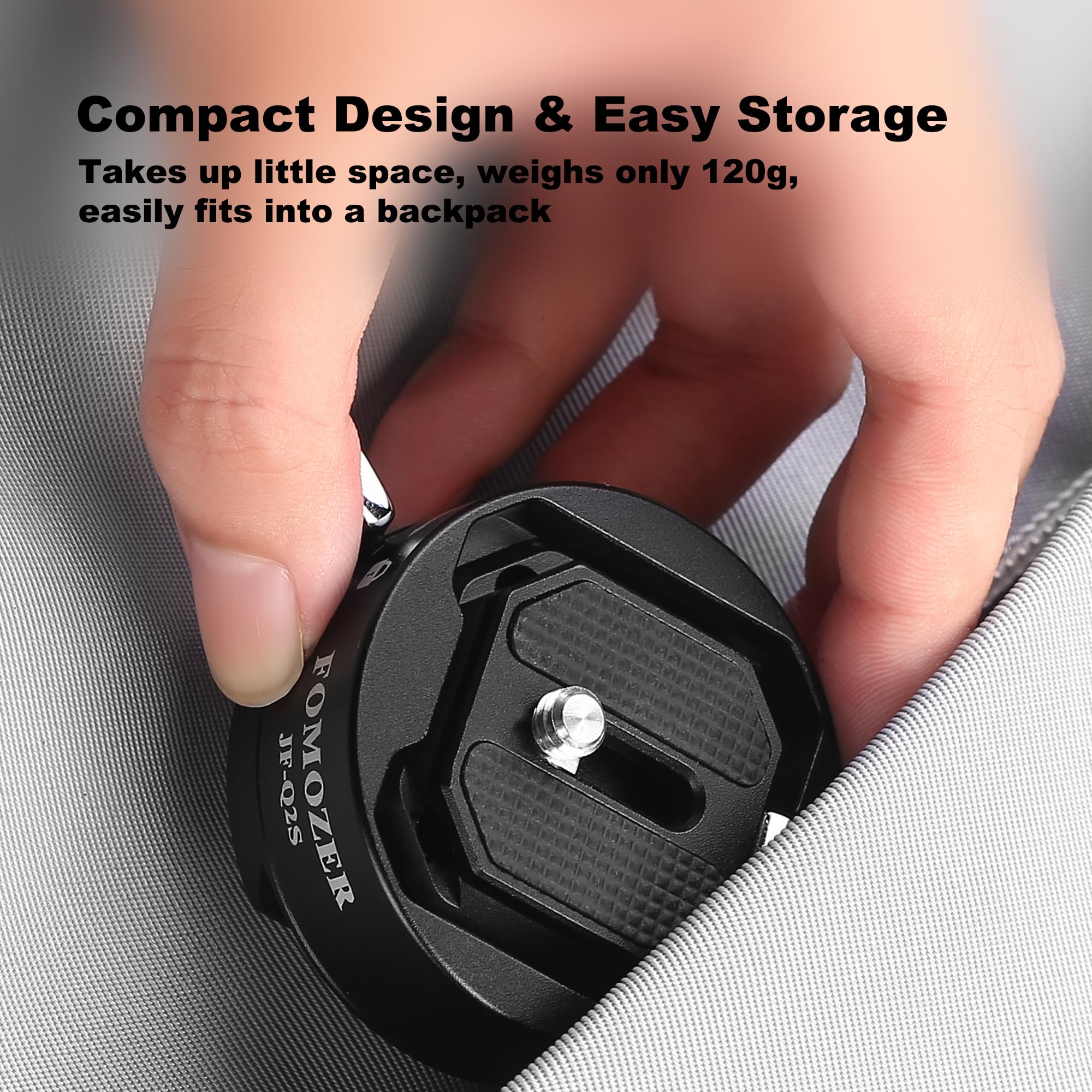 FOMOZER Camera Quick Release Plate with 1/4