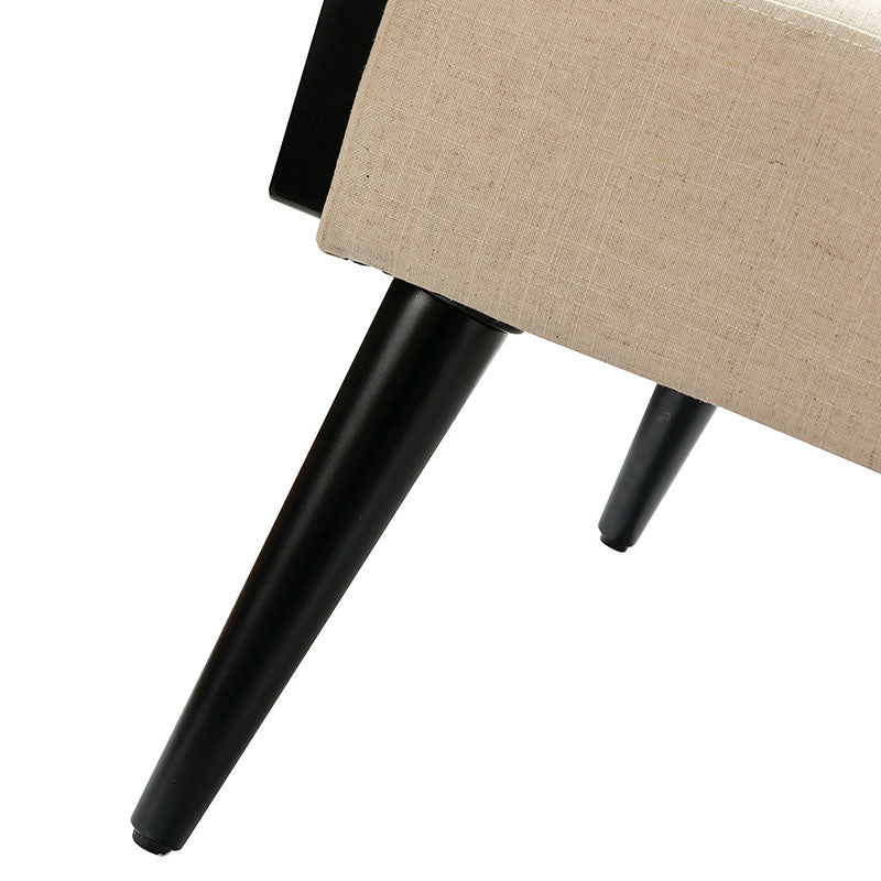 Elva Cane Armchair - Modern Rattan Accent Chair for Living Room, Bedroom, or Patio - Lightweight & Stylish Seating with Breathable Woven Design