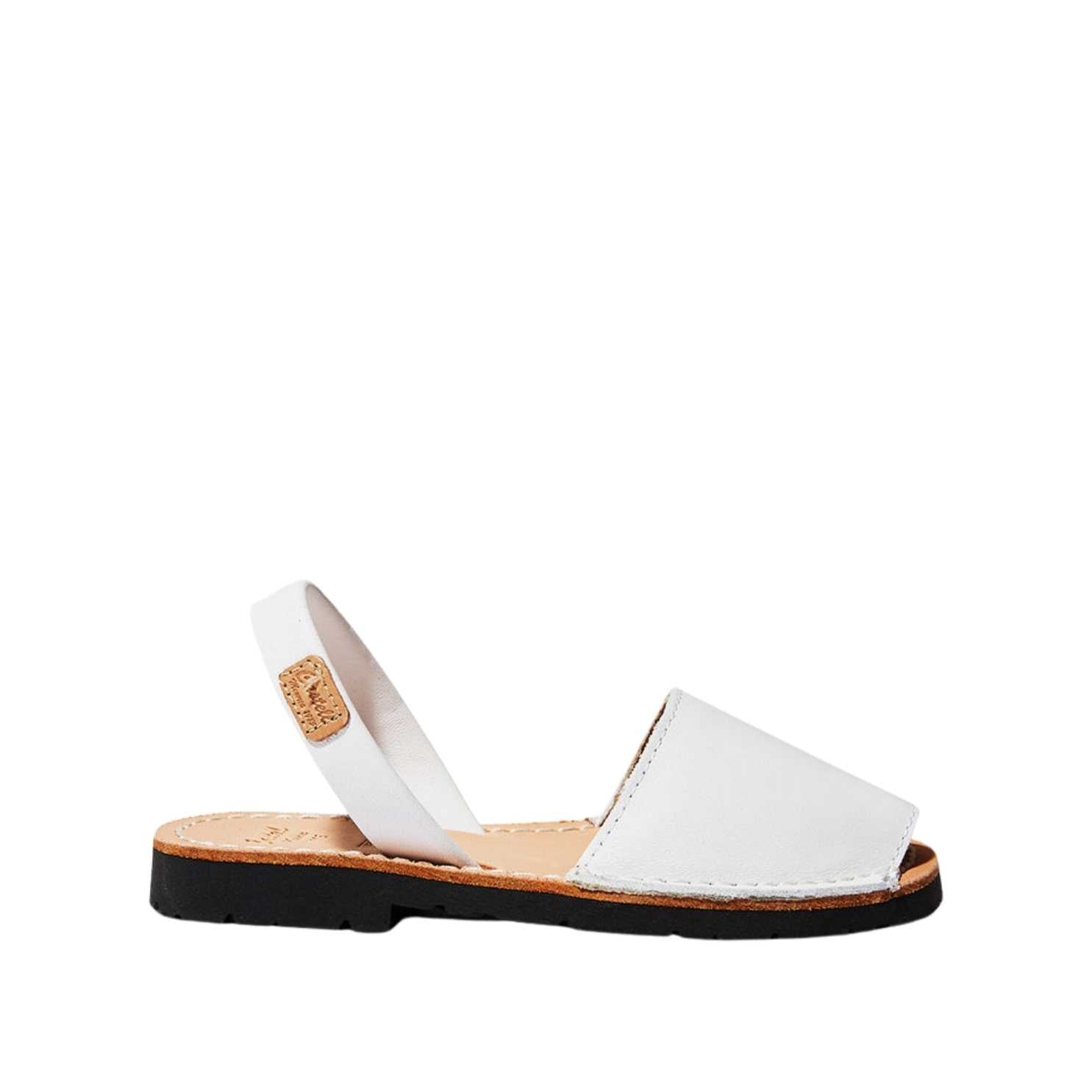 Comfortable Open Toe Leather Menorcan Sandals for Kids - Iker 1097 Piel | Perfect for Summer, Beach & Casual Outings