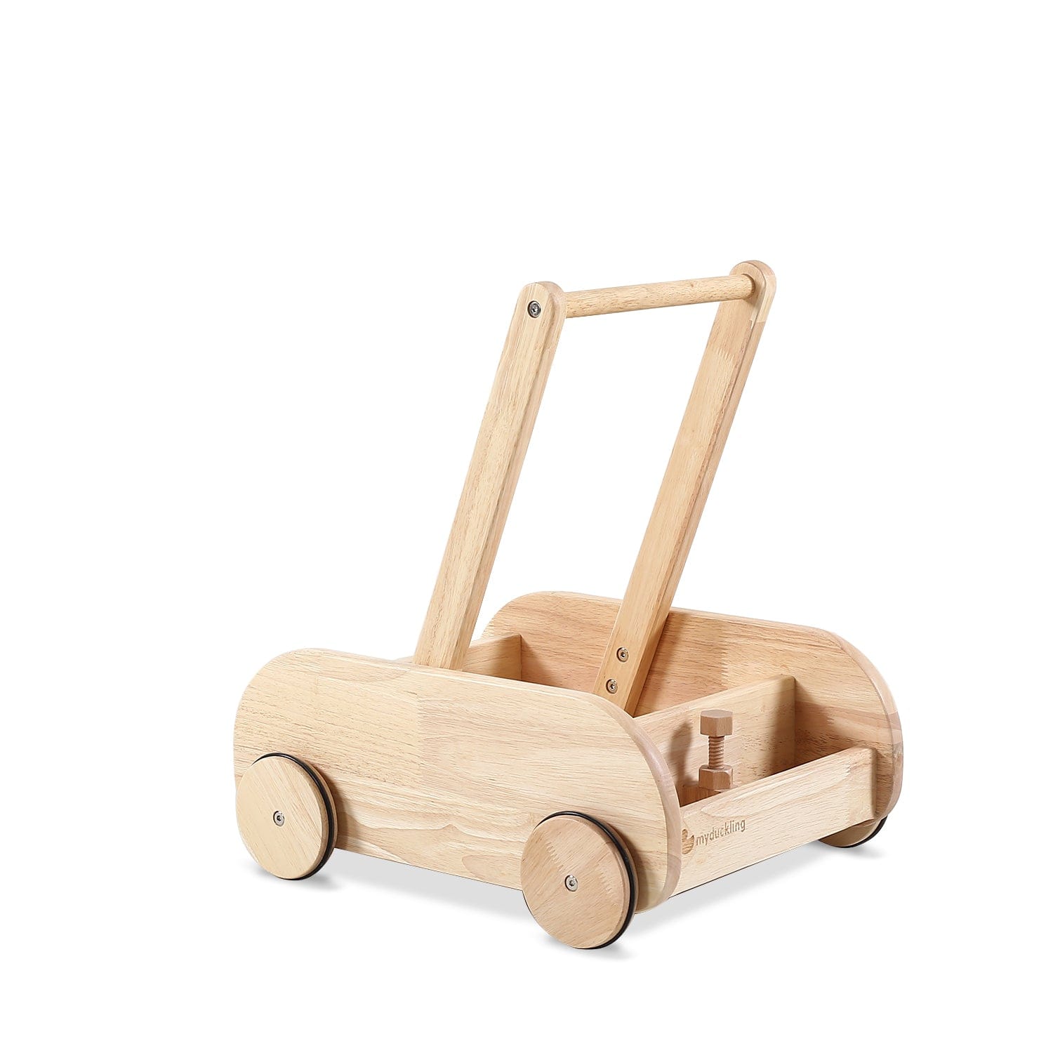 RHEA Adjustable Wooden Baby Walker for Toddlers - Safe & Sturdy Learning Walking Aid for Infants - Perfect for Home, Nursery, and Playtime Development