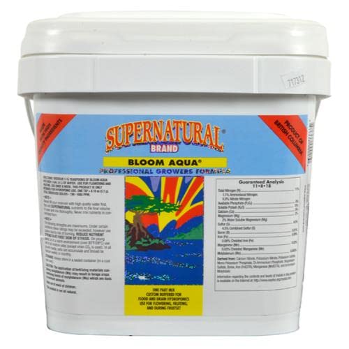 Supernatural Bloom Aqua - 10 kg Hydroponic Plant Nutrient for Indoor Gardening (HGC717312) | Perfect for Hydroponics, Aquaponics & Soil Growing Systems