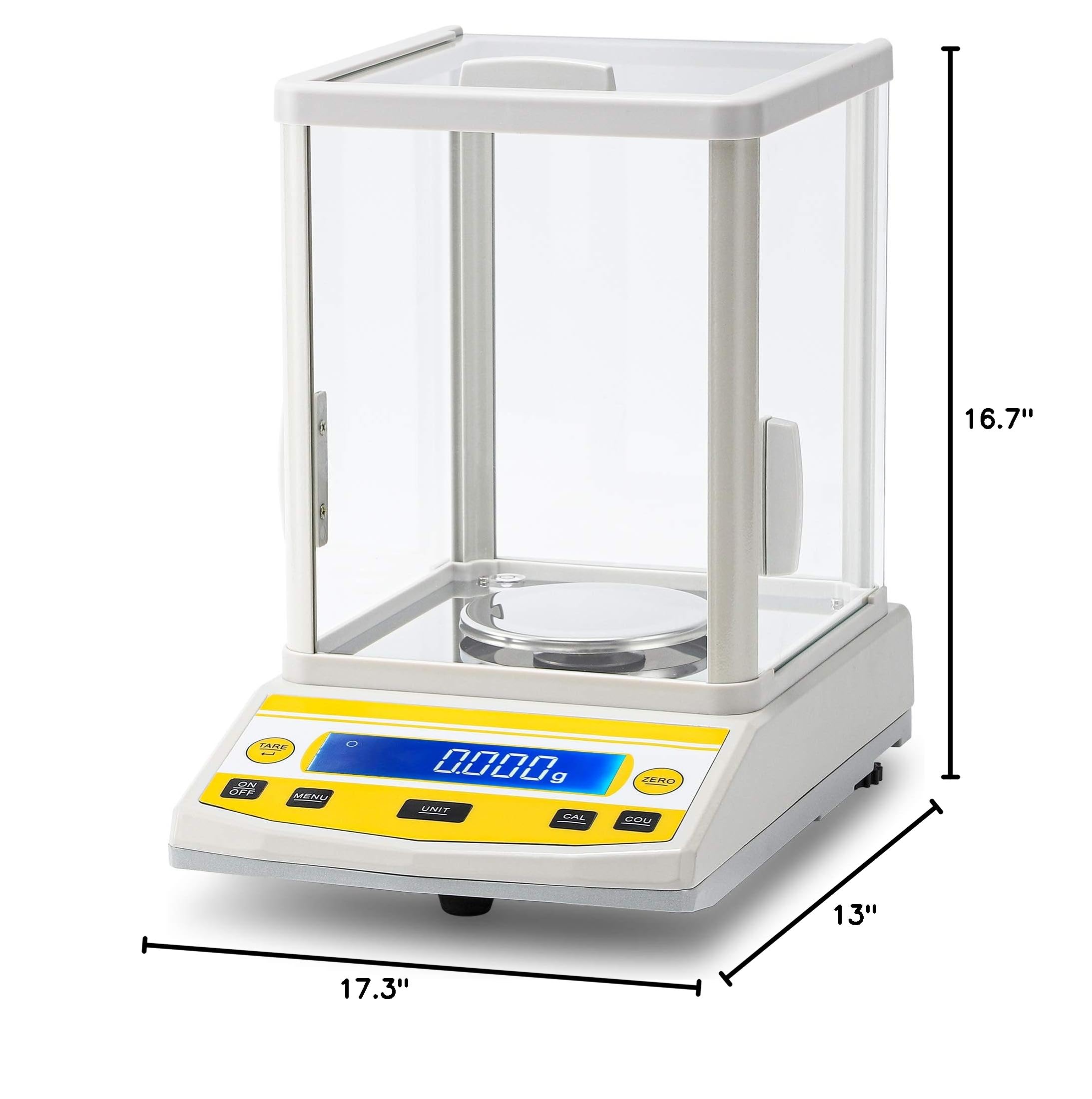 CGOLDENWALL 100g x 0.001g High Precision Digital Analytical Balance - Laboratory Electronic Scale for Pharmacy, Jewelry & Science Experiments | Accurate Weighing for Chemicals, Powders & Small Items
