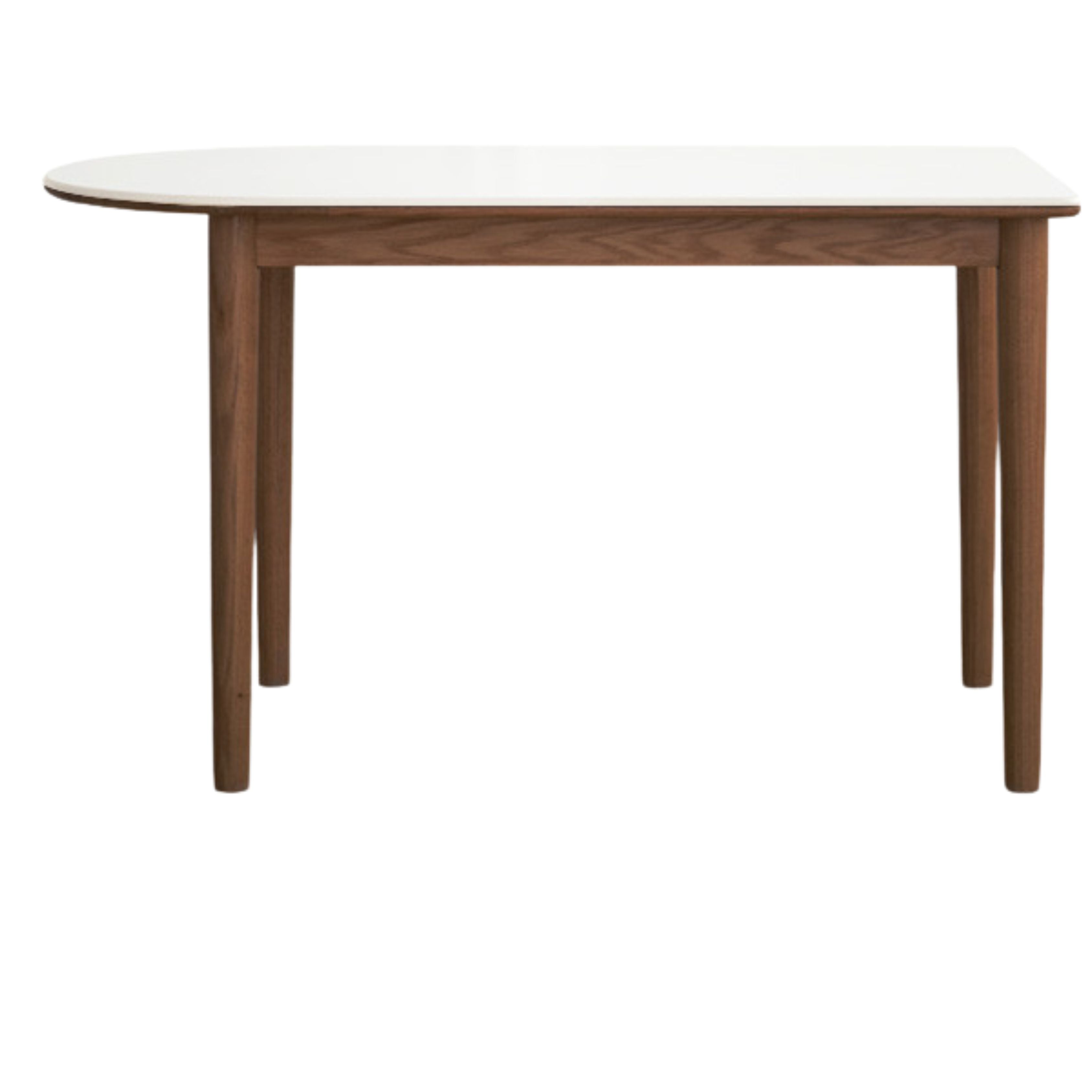 55.1x31.4x29.9 inch / 140x80x76.4 cm / Walnut Color / rock board dining table
