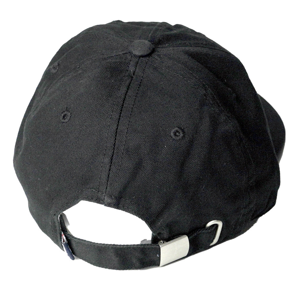 Fila Unisex Adjustable Baseball Cap - Black, One Size Fits All for Men & Women - Perfect for Running, Hiking, Sports & Outdoor Activities