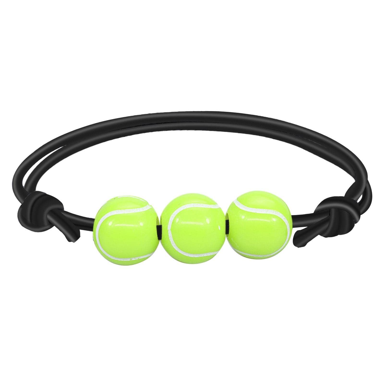 Sports Bracelet for Basketball, Baseball, Tennis & Rugby - Adjustable Wax Line Bracelet for Men, Women, Boys & Girls - Durable Unisex Sports Jewelry Set (Size One, Color B) - Perfect for Games, Training & Team Spirit