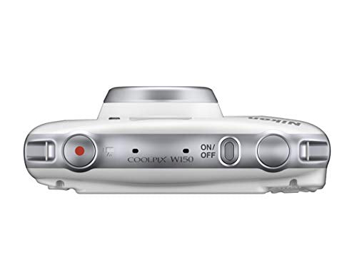 Nikon COOLPIX W150 Waterproof Digital Camera 16MP 1080p HD Video 5x Zoom - Perfect for Underwater Photography, Travel & Outdoor Adventures (White)