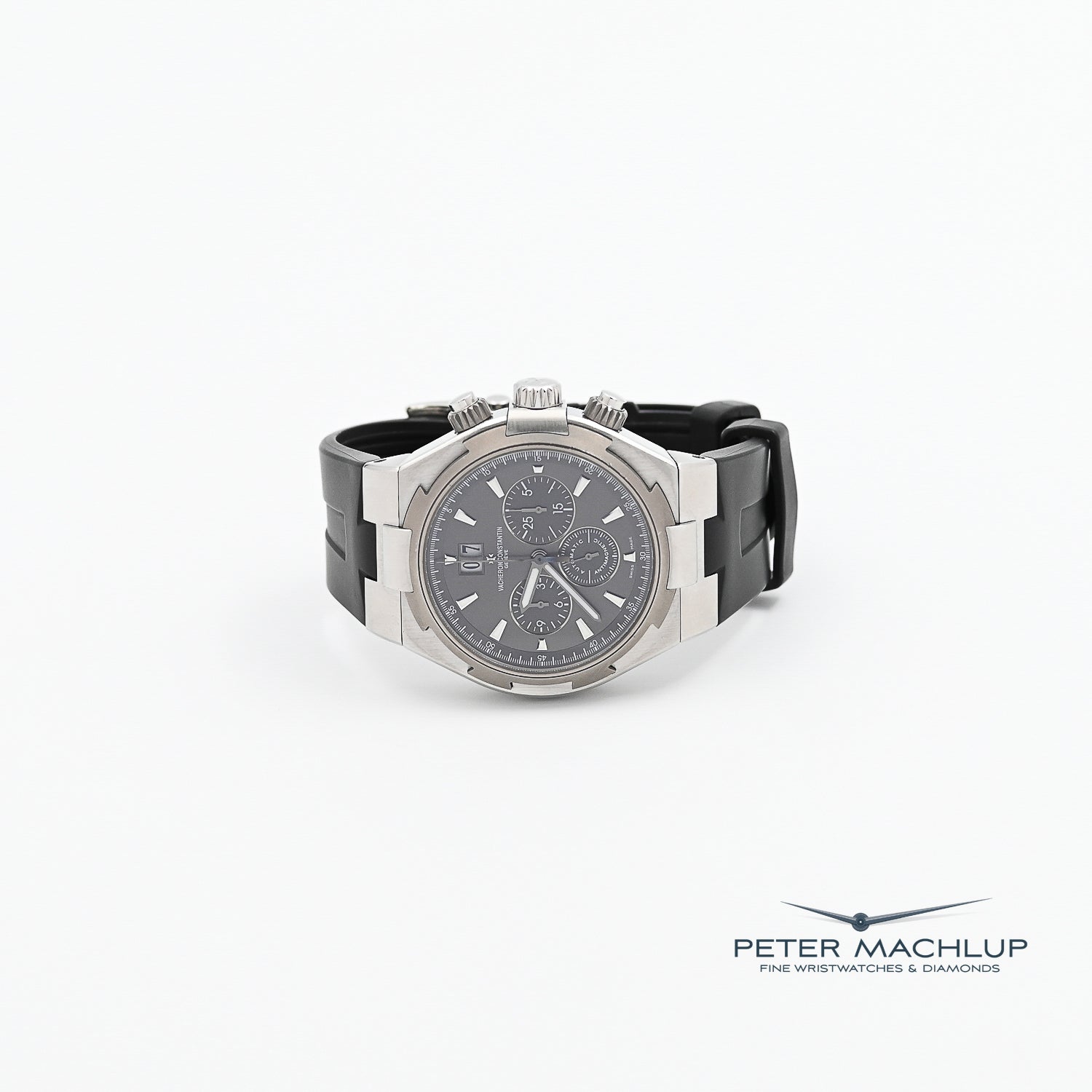 Vacheron Constantin Overseas Chronograph Men's Luxury Watch - Swiss Automatic Movement, Stainless Steel Case, Waterproof for Diving, Travel & Business
