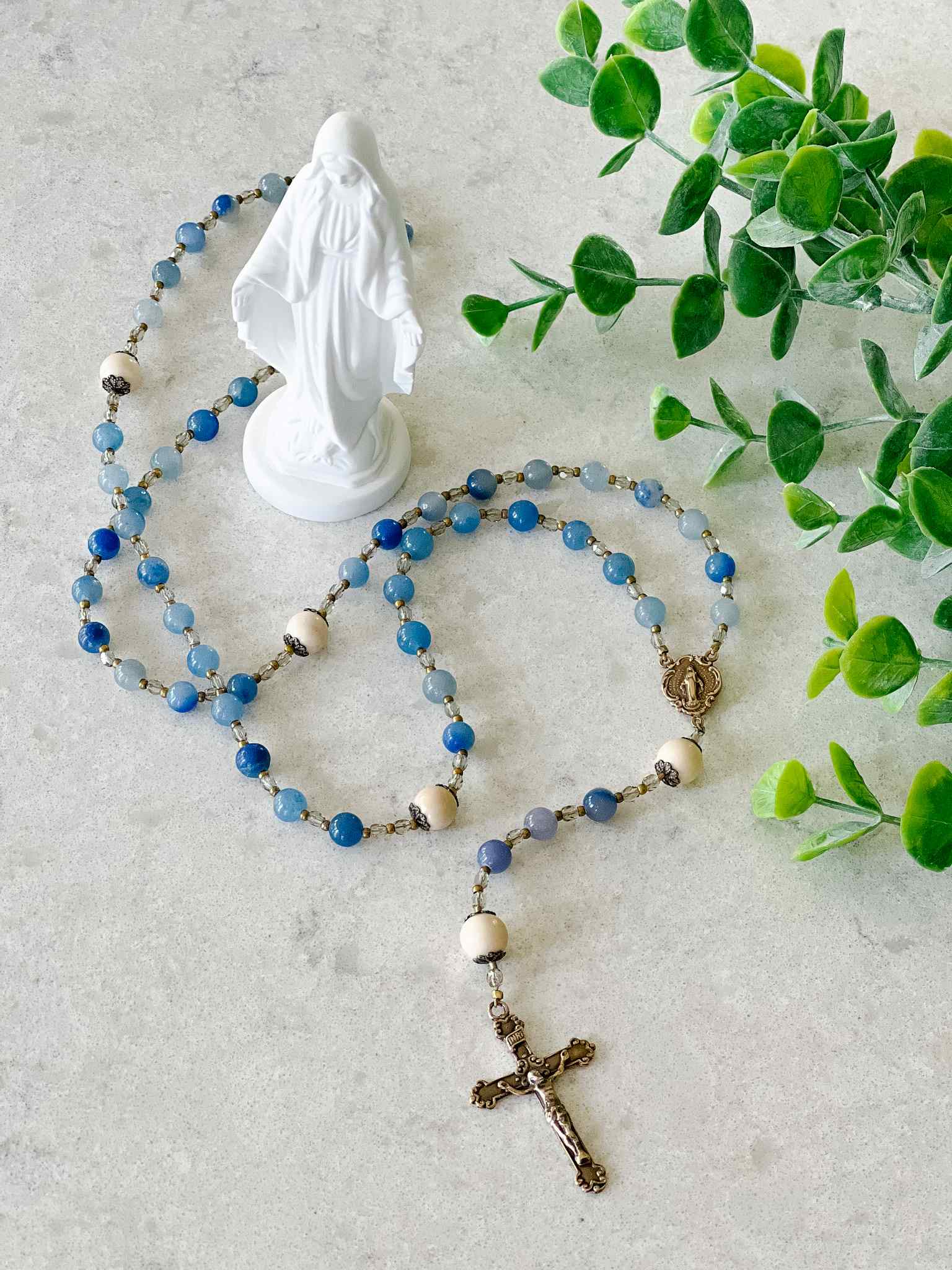 Miraculous Medal Rosary - Catholic Religious Jewelry for Prayer & Devotion - Perfect for Gifts, Worship & Spiritual Protection