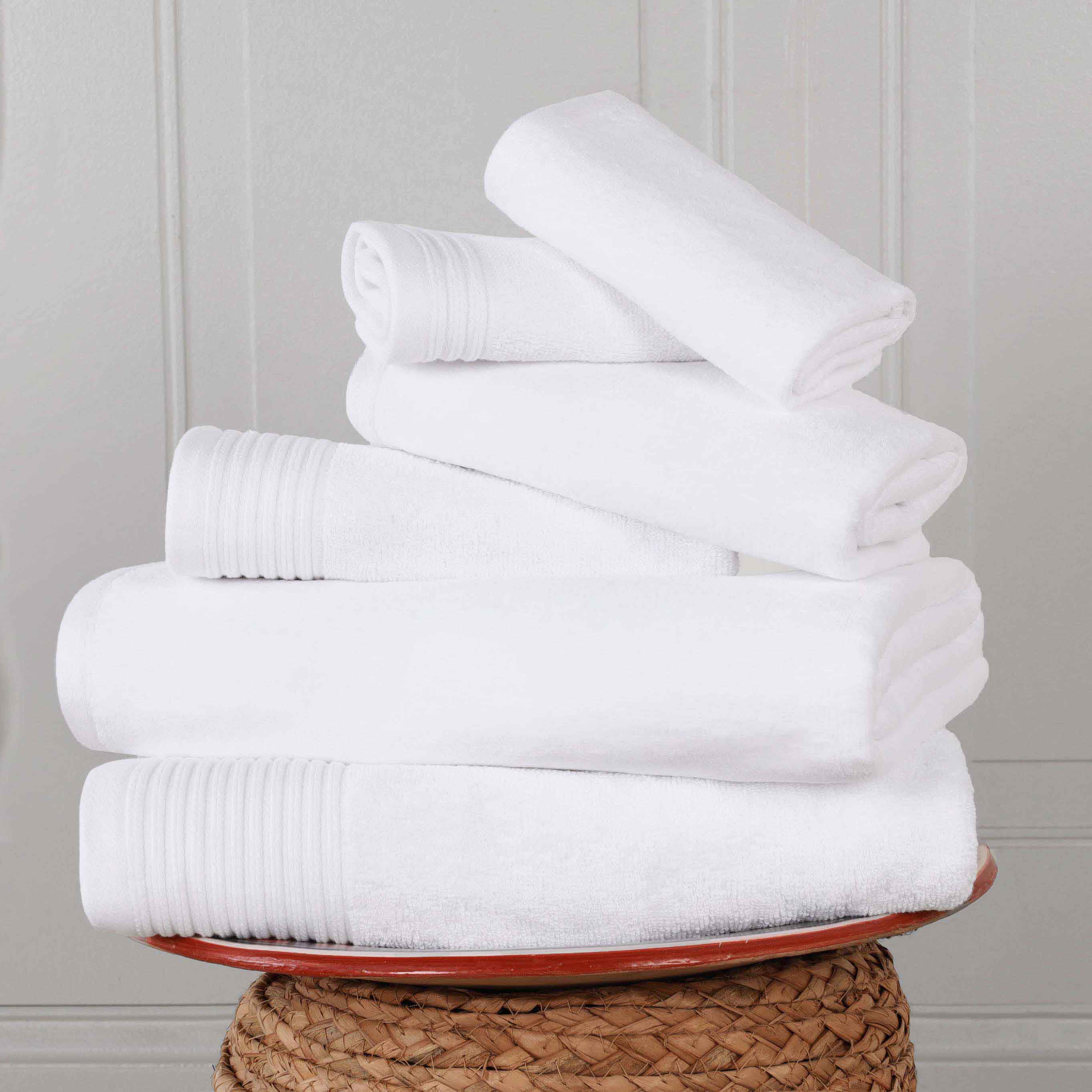 Premium 6-Piece Cotton Quick-Drying Towel Set - Solid & Marble Patterns for Bath, Gym, Beach, and Spa | Ultra Absorbent & Soft Bath Towels