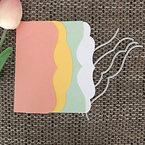 Scrapbooking Lace Border Cutting Dies - 58mm x 140mm Metal Craft Dies for DIY Photo Albums, Cards, Journals | Perfect for Handmade Scrapbooking, Card Making, and Paper Crafting Projects