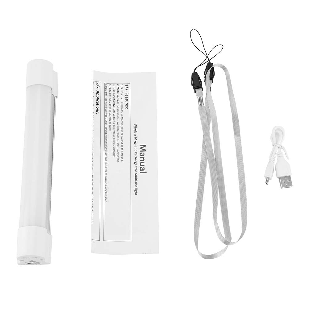 Portable LED Rechargeable Flashlight - Emergency Light, Tent Light, Work Light for Camping, Hiking, Home Power Outages & Outdoor Activities