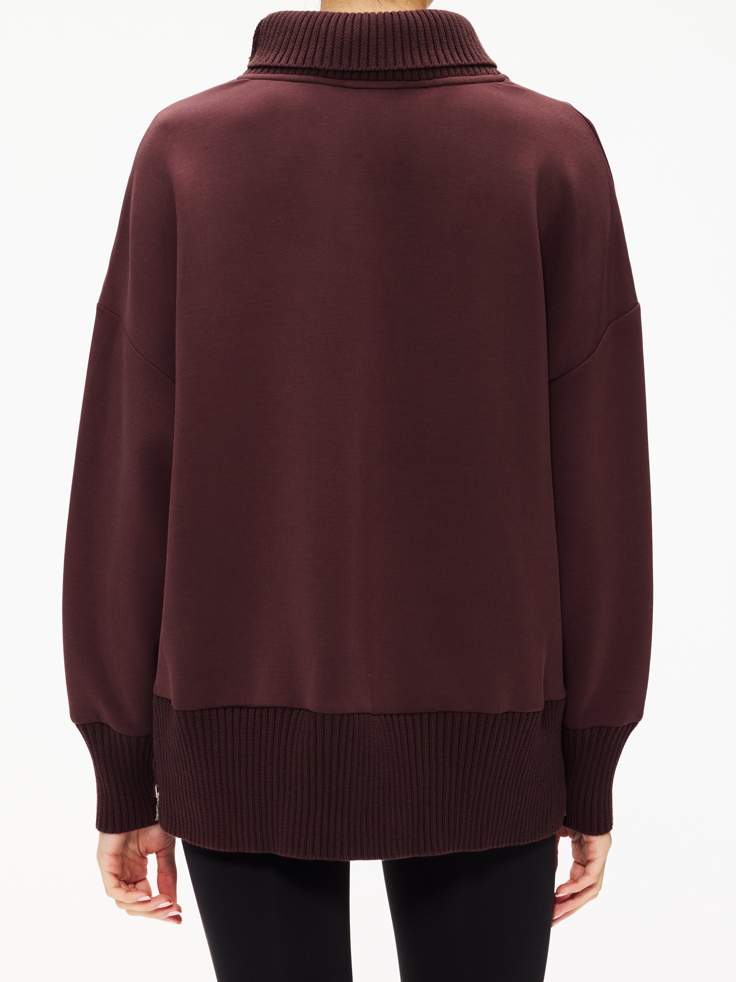 Varley Barker High Neck Sweater for Women - Soft & Cozy Pullover Sweatshirt - Perfect for Fall & Winter Fashion, Casual Outfits, and Layering