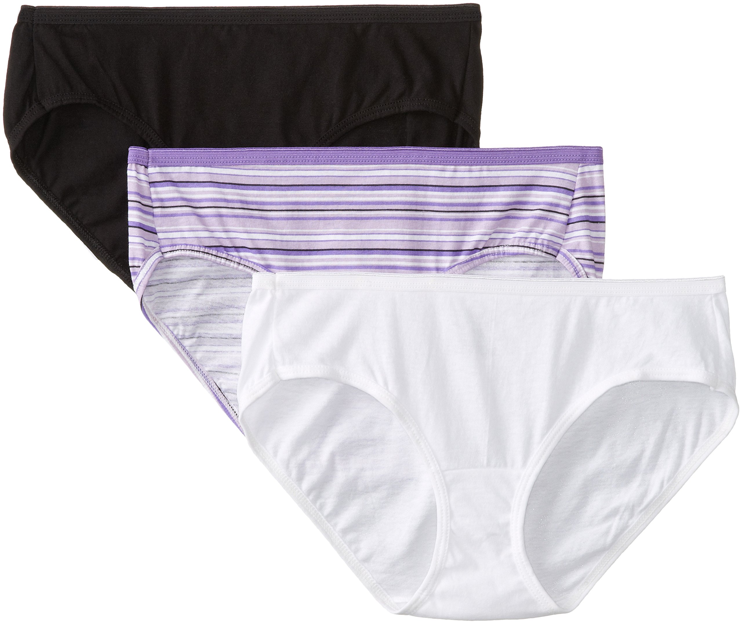 Hanes Women's Sporty Cotton Hipster Underwear - Soft Breathable Comfortable Underwear for Women - Perfect for Yoga, Gym, Workout & Daily Wear