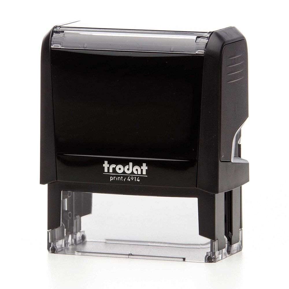 Custom Rectangle Logo Return Address Stamp - Personalized Text Self-Inking Stamper - Rubber Business Stamp for Envelopes, Packages & Documents - Perfect for Small Business, Office & Home Use