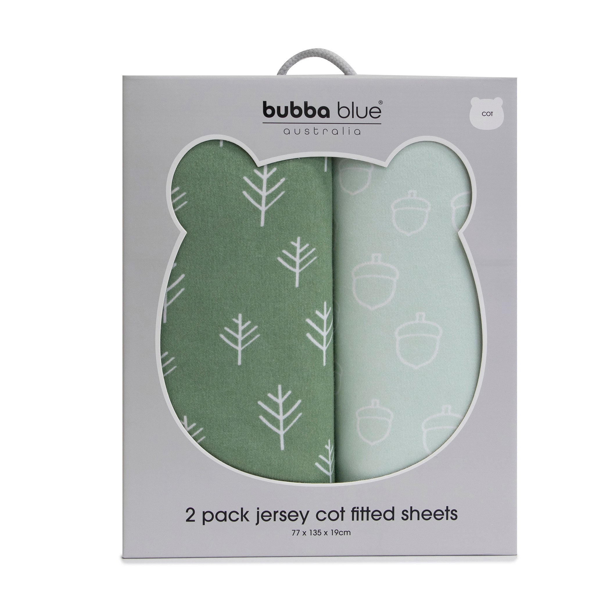 Nordic 2-Pack Jersey Cotton Fitted Sheets - Soft Breathable Crib Sheets for Baby (Avocado Green & Forest Green) - Perfect for Nursery, Daycare & Travel Cribs