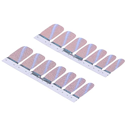 Glitter Nail Polish Strips - Fashionable & Practical Nail Decals for Home & Salon Use | DIY Manicure Kit for Beautiful Nails (Style 07) | Perfect for Parties, Weddings & Everyday Wear