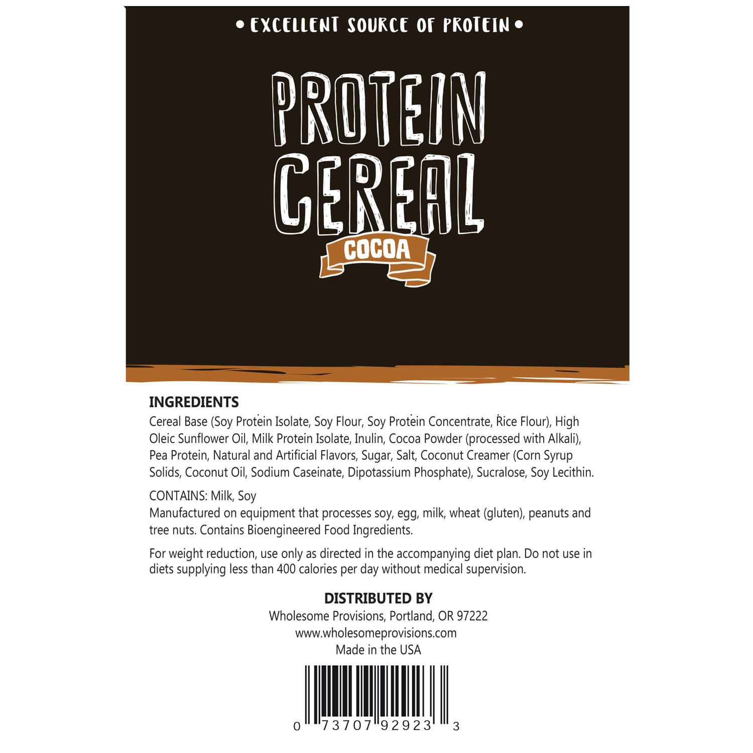 High Protein Low Carb Cereal - 15g Protein, 5g-6g Net Carbs - Keto Friendly Breakfast & Snack - Cocoa & Cinnamon Flavors (2 Pack) - Perfect for Fitness Lovers & Weight Management