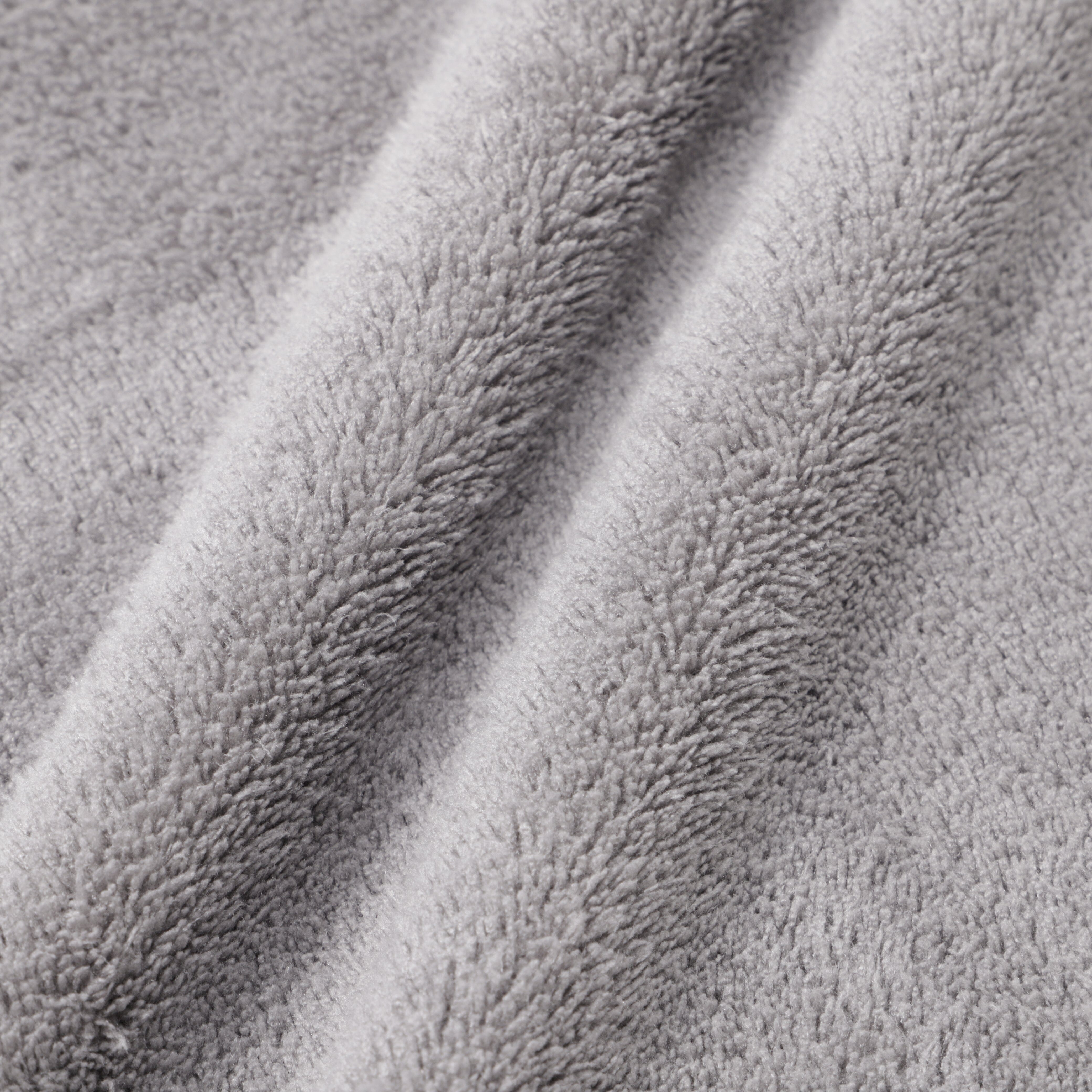 Soft Microfiber Mini Bath Towel Set - 2 Pack Quick Dry Absorbent Grey Towels for Gym, Travel & Spa | Lightweight Compact Bathroom Essentials