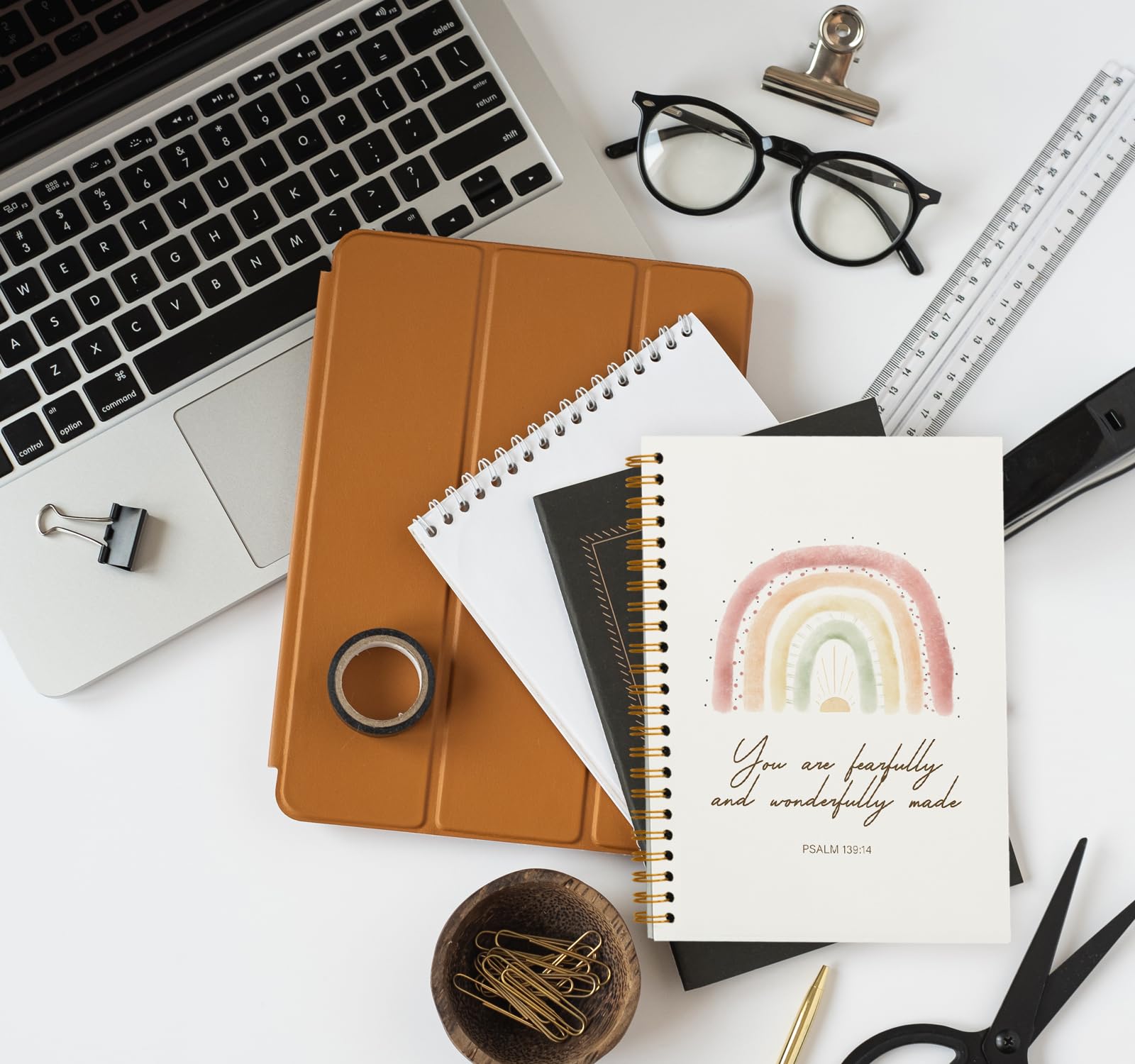Bible Journal Notebook for Women - Christian Gifts, Prayer & Study, Spiral Hardcover for Work & College