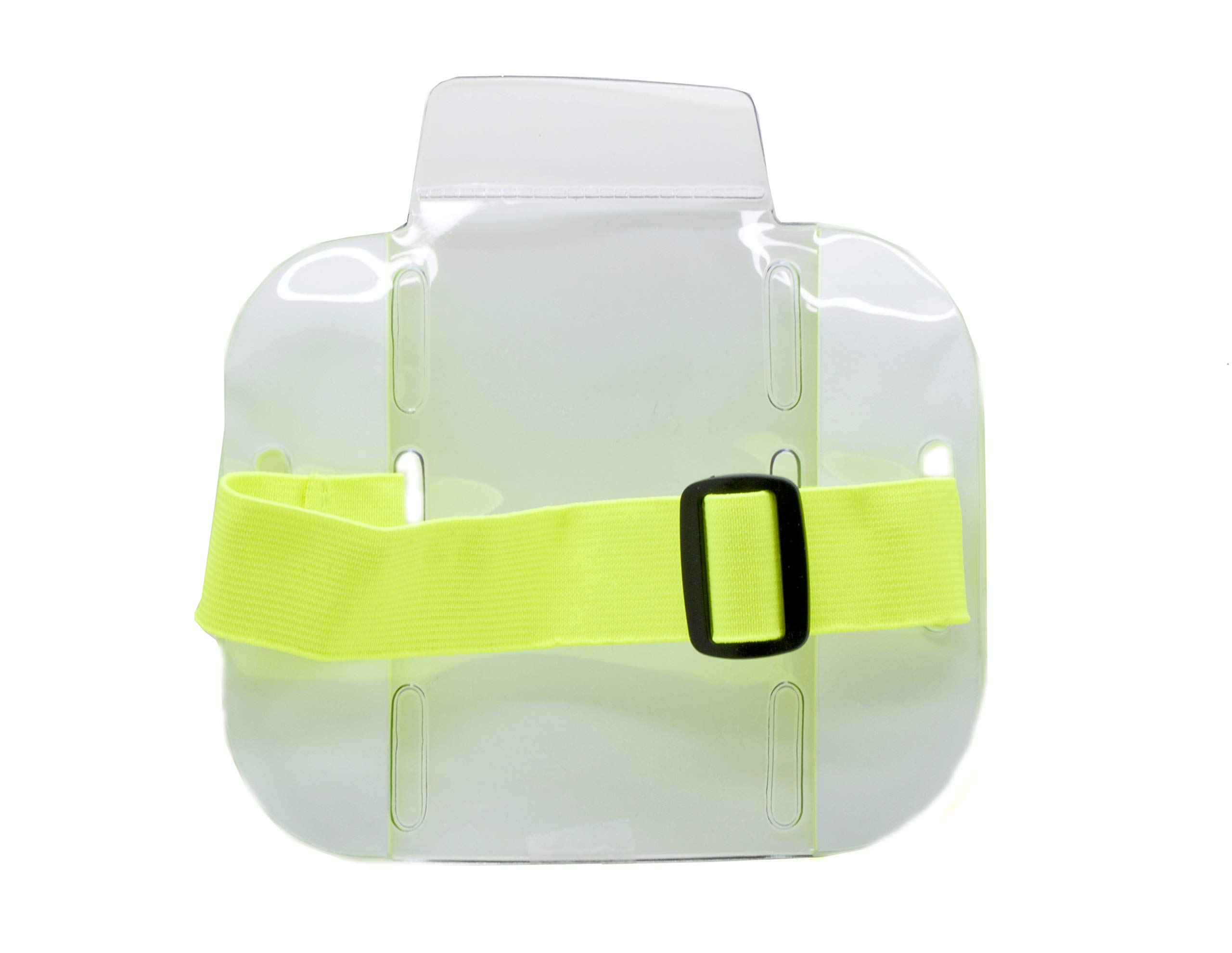 25-Pack Reflective Armband ID Badge Holders - Adjustable Bright Colors for Safety & Work