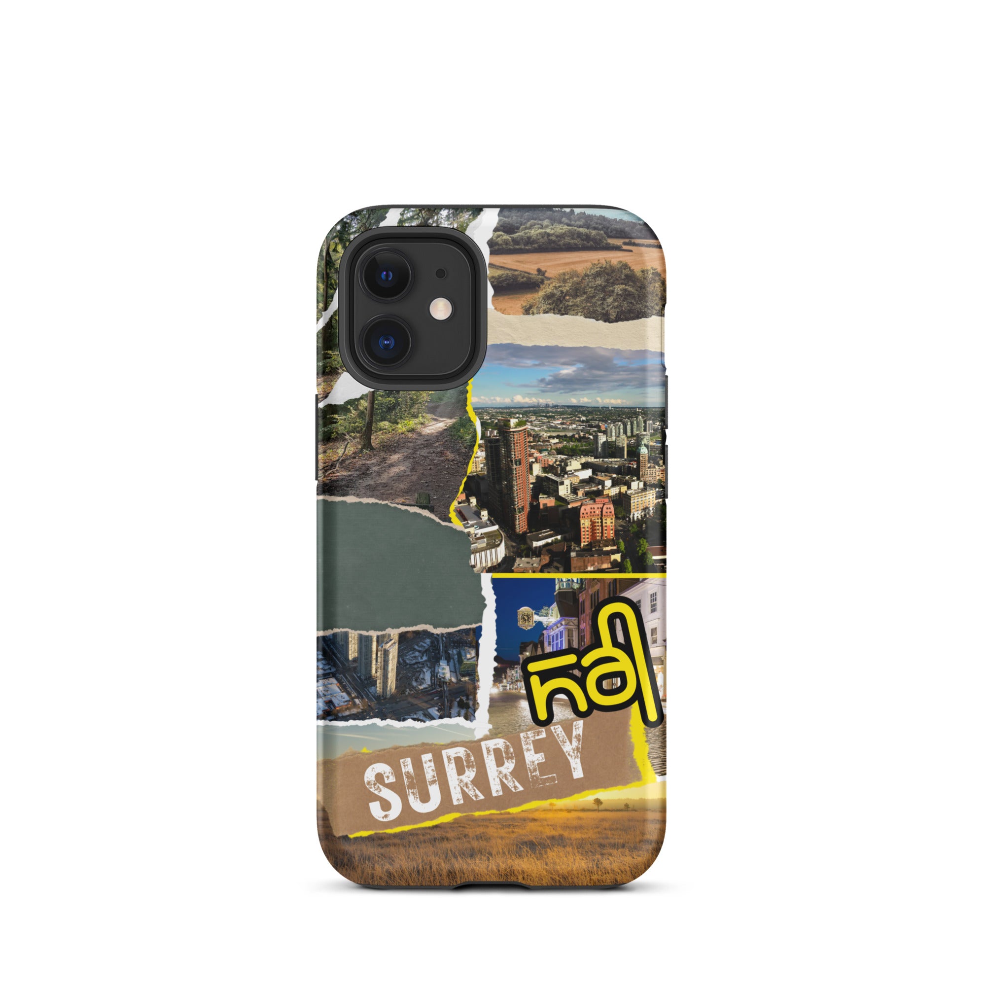 Premium Surrey Collage iPhone Case - Durable Protective Cover with Stylish Design for iPhone [Model] - Perfect for Everyday Use, Travel & Gifting