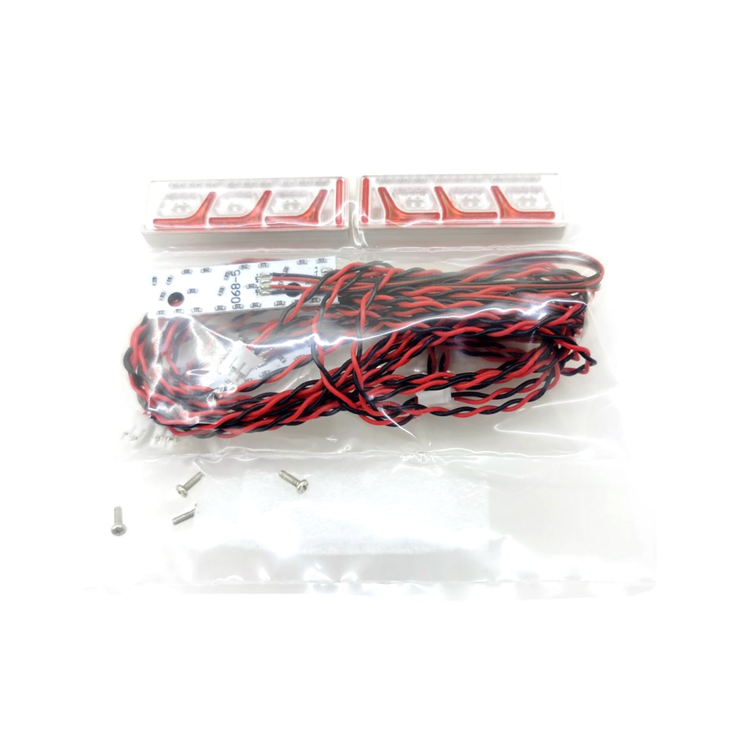 Universal 5V LED Rear Light Taillight for 1:14 Scale TMY RC Tractor R620 1851 3363 56360 LESU Truck - DIY Upgrade & Replacement Part for RC Model Trucks, Construction Vehicles & Heavy Equipment Projects