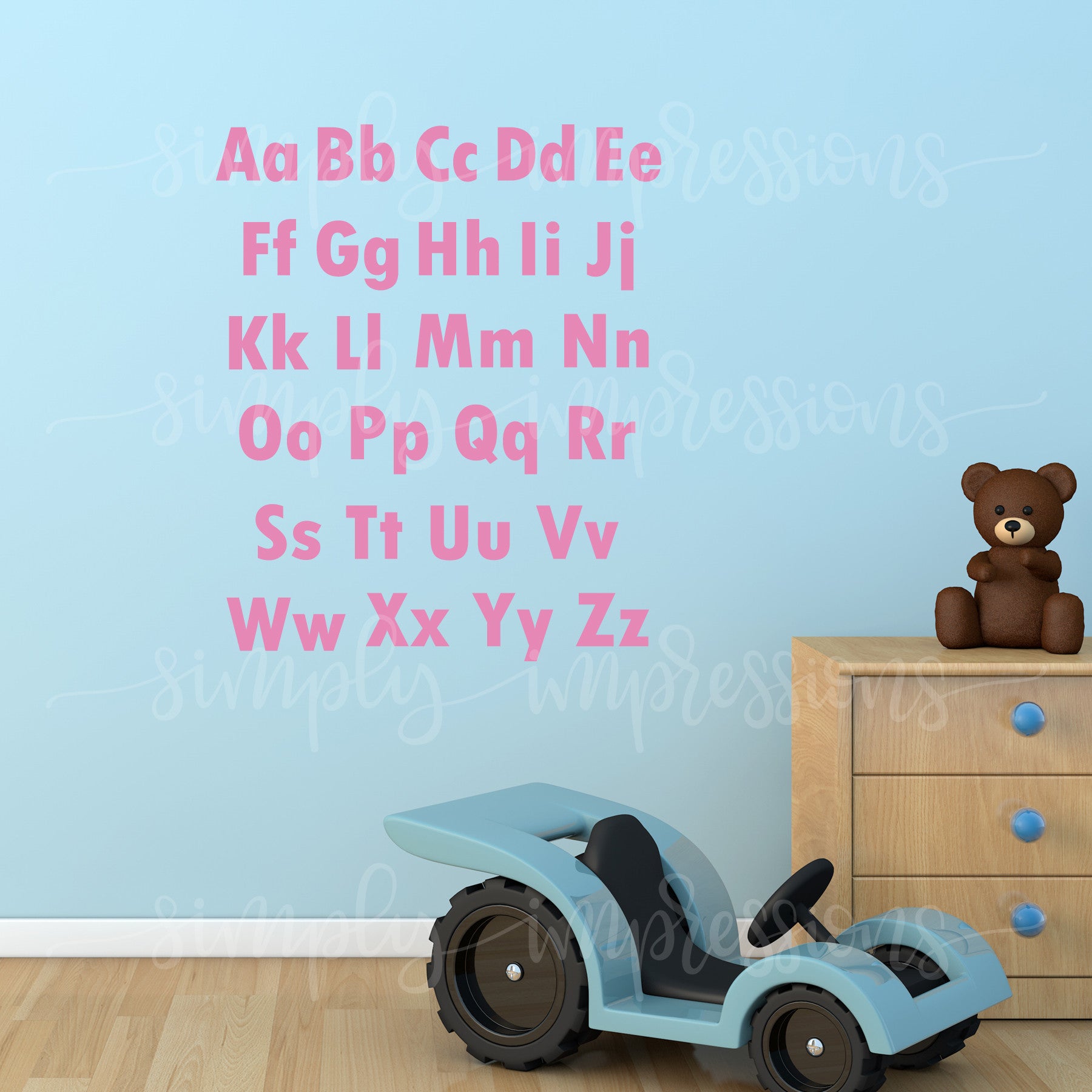 English Alphabet Learning Set for Kids - ABC Letters Educational Toys for Preschool & Kindergarten - Perfect for Home, Classroom & Homeschooling