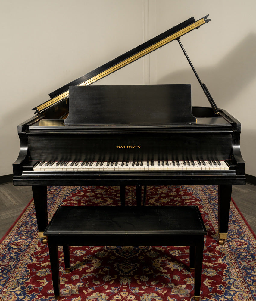 Baldwin 6'3 Model L Grand Piano with Player System in Satin Ebony Finish - Perfect for Home Concerts, Music Studios & Luxury Living Rooms